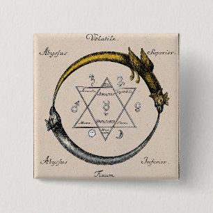 Golden Chain of Homer 15 Cm Square Badge