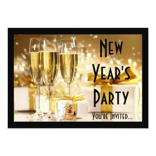 new year cards nz golden chagne new year s card zazzle co nz new year cards nz golden chagne new year s card zazzle co nz