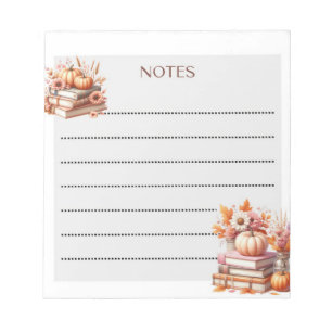 Golden Chapters Fall Notepad
