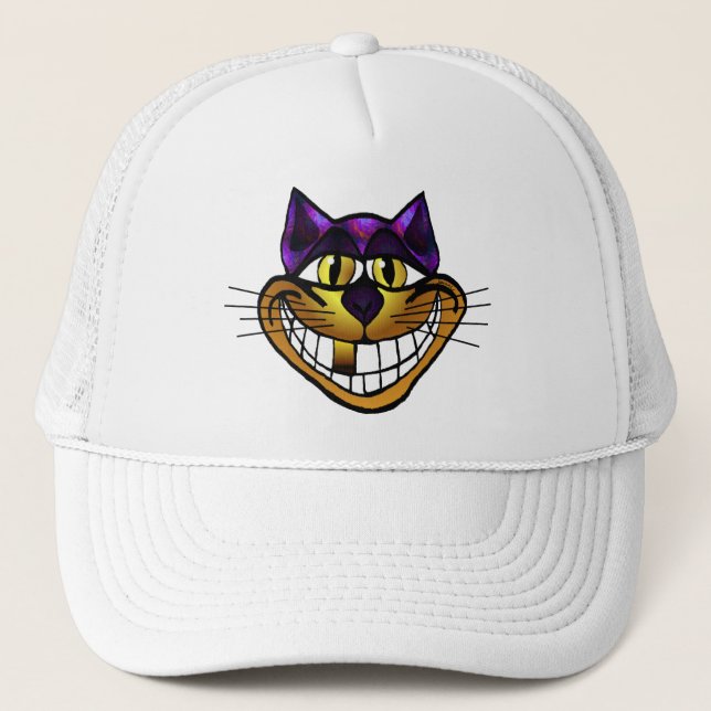 Golden Cheshire Cat Cap (Front)