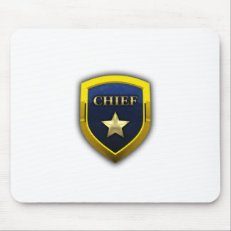 Golden Chief Badge Mouse Pad