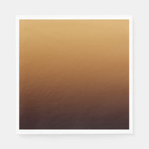 Golden Chocolate Brown Warm Colours Napkin