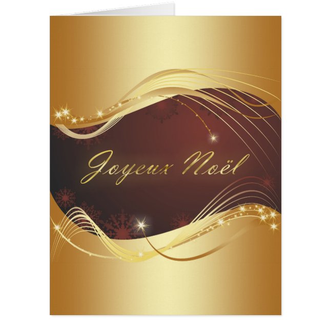 Golden Christmas motive with red background... (Front)