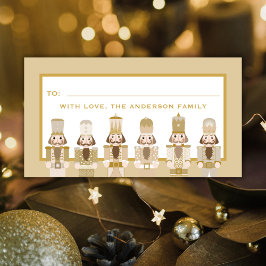 GOLDEN CHRISTMAS NUTCRACKER GIFT STICKER