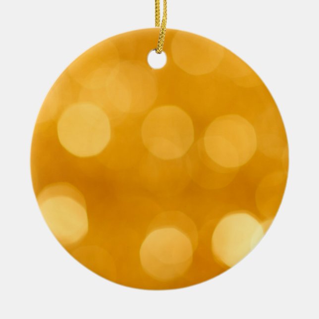 Golden Christmas Ornament (Front)