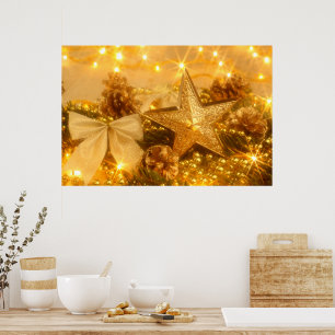 "Golden Christmas" Poster