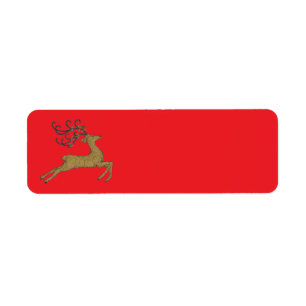GOLDEN CHRISTMAS REINDEER