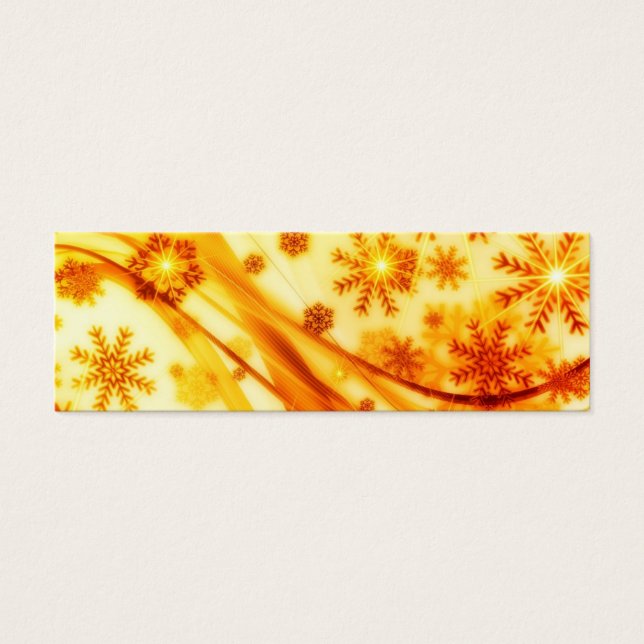 Golden Christmas Snowflakes (Front)