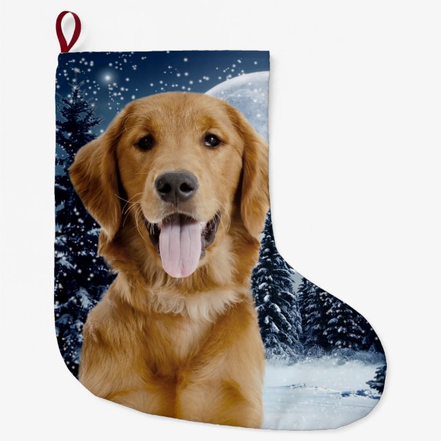 Golden Christmas Stocking (Front)