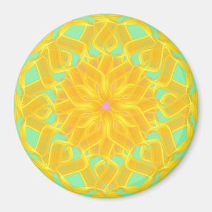 Golden Circle by Power Flower Magnet