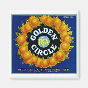 Golden Circle Oranges Magnet