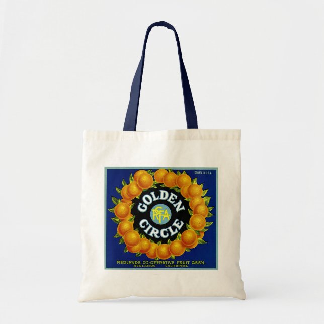 Golden Circle Oranges Tote Bag (Front)