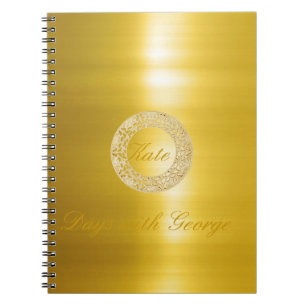 Golden Circle Spiral Notebook