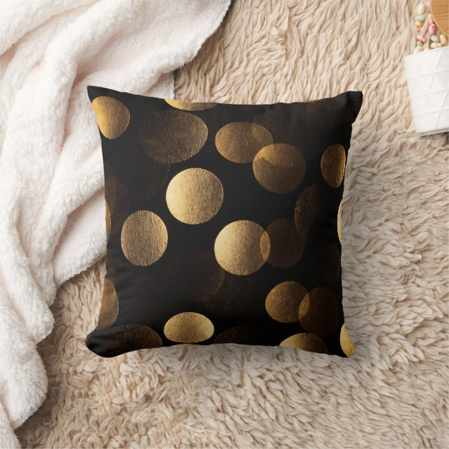 Golden Circles Luxury Cushion (Blanket)
