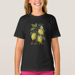 Golden Citrus Symphony vintage lemon T-Shirt