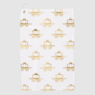 Golden Coaches Cinderella Princess Royal Magic Golf Towel