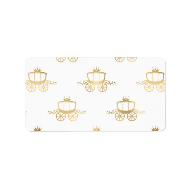 Golden Coaches Cinderella Princess Royal Magic Label (Front)