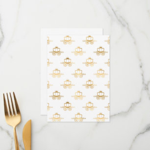 Golden Coaches Cinderella Princess Royal Magic Menu