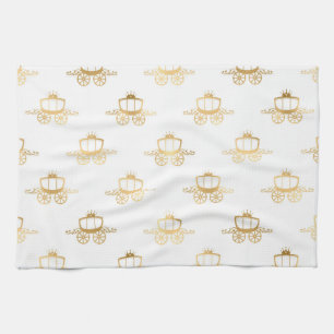 Golden Coaches Cinderella Princess Royal Magic Tea Towel
