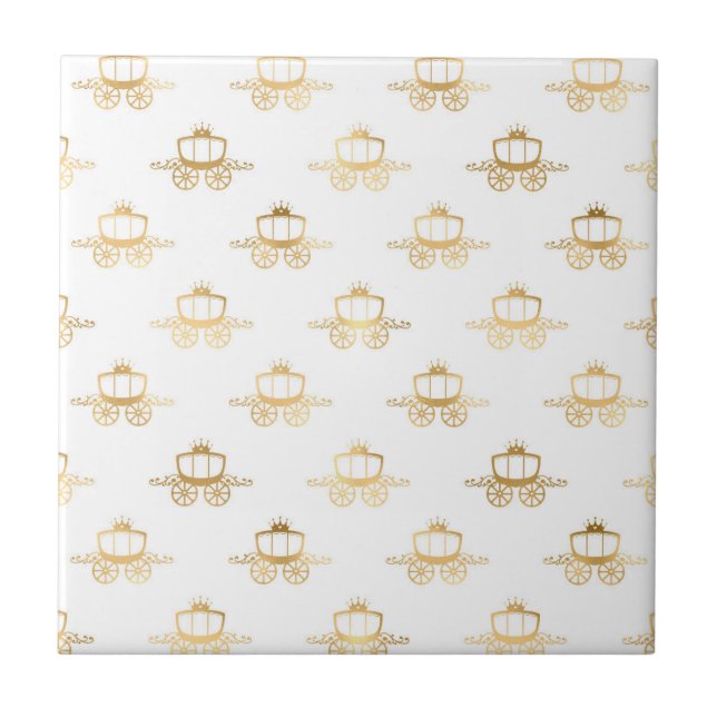 Golden Coaches Cinderella Princess Royal Magic Tile (Front)