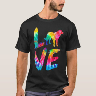 Golden Cocker Retriever Tie Dye Love Dog Mum Dad T-Shirt