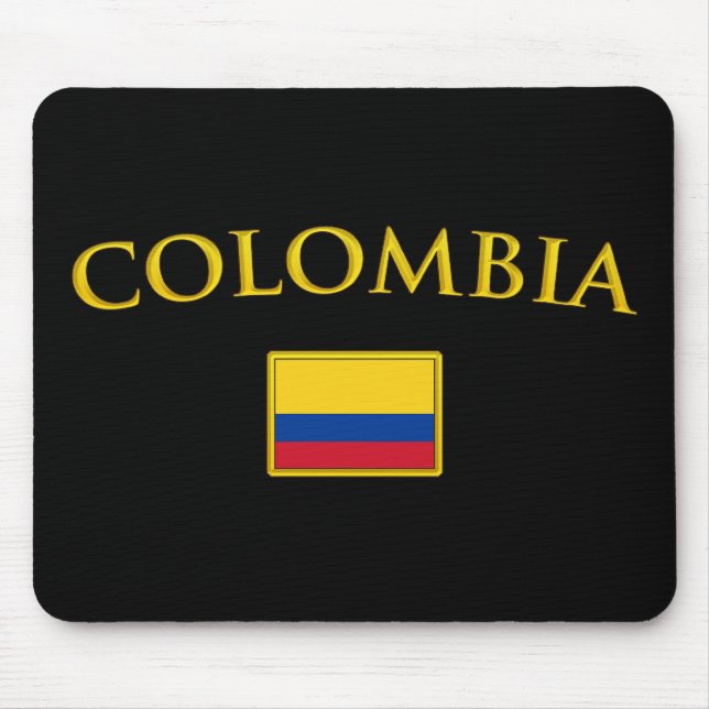 Golden Colombia Mouse Pad (Front)