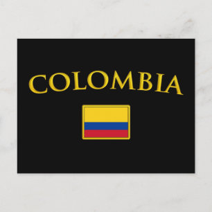 Golden Colombia Postcard