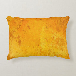 Golden color of Cement texture backgroundabstract, Decorative Cushion