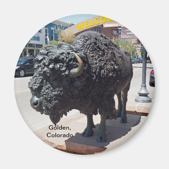 Golden Colorado Magnet (Front)