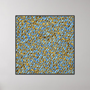 Golden Colors displacement Canvas Print