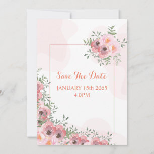 Golden Colour Simple wedding invitation card