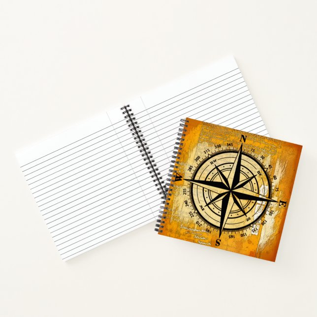 Golden compass travel notebook (Inside)