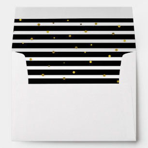 Golden Confetti Envelope