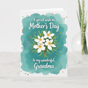 Golden Confetti Mothers Card