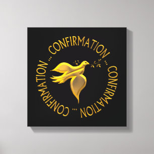 GOLDEN CONFIRMATION & HOLY SPIRIT CANVAS PRINT