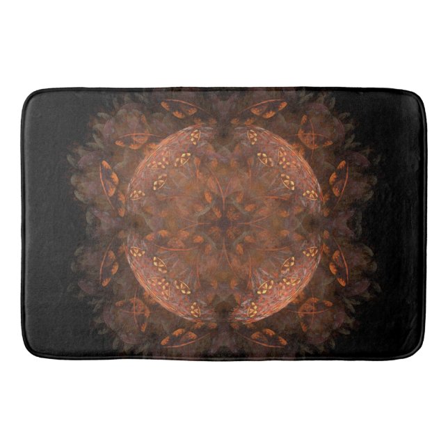 Golden Copper Shimmer Bath Mat (Front)