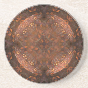 Golden Copper Shimmer Coaster
