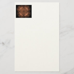 Golden Copper Shimmer Stationery