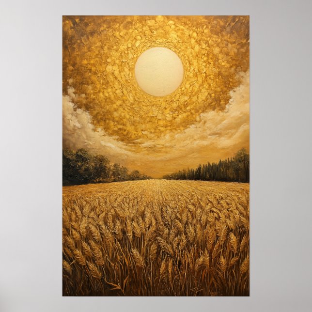 Golden cornfield poster (Front)