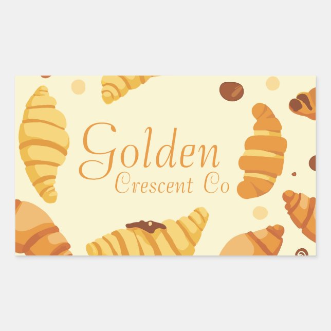 Golden Crescent Co Rectangular Sticker (Front)