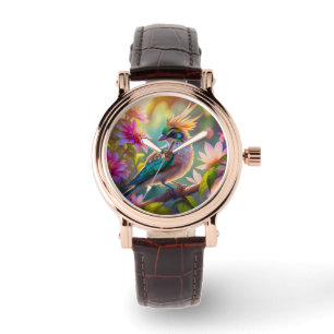 Golden Crested Green Headed Finch Fantasy Bird Watch