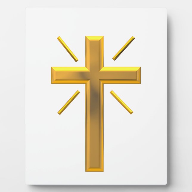 Golden Cross 4 Plaque (Front)