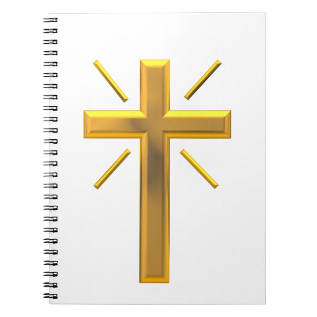 Golden Cross 4 Spiral Notebook (Front)