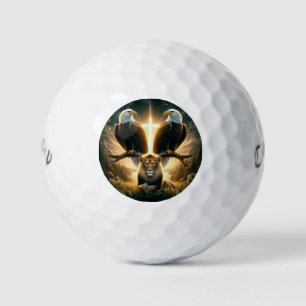 Golden Cross Double Eagle with Lion Pride Golf Balls