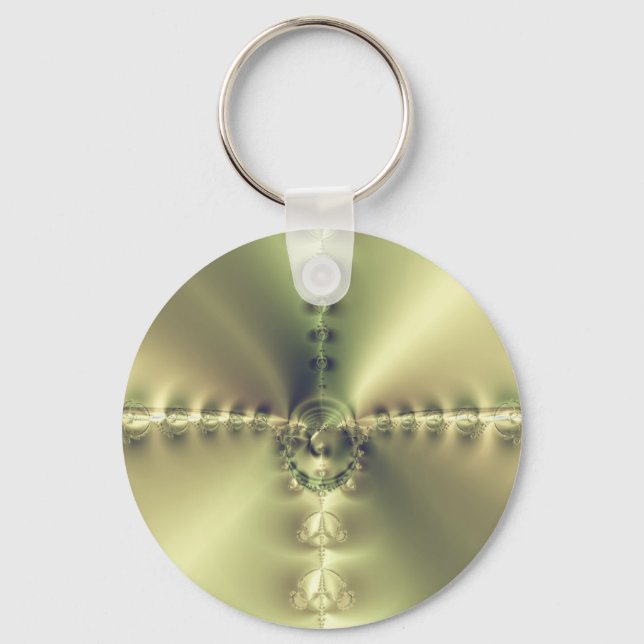 Golden Cross Key Ring (Front)