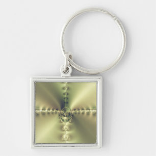 Golden Cross Key Ring