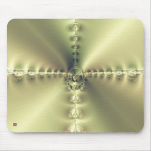 Golden Cross Mouse Pad
