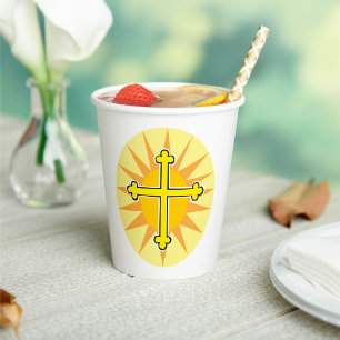 Golden Cross Paper Cups