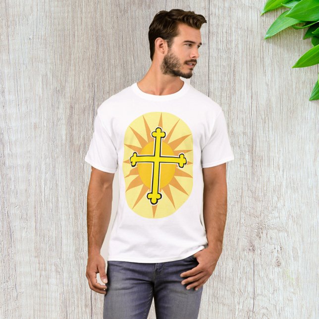 Golden Cross T-Shirt (Creator Uploaded)