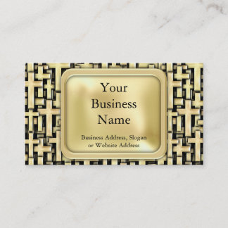 Golden Crosses Business Card